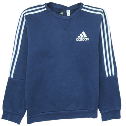 Adidas Men's Blue Classic Crew Neck Pullover Sweatshirt M