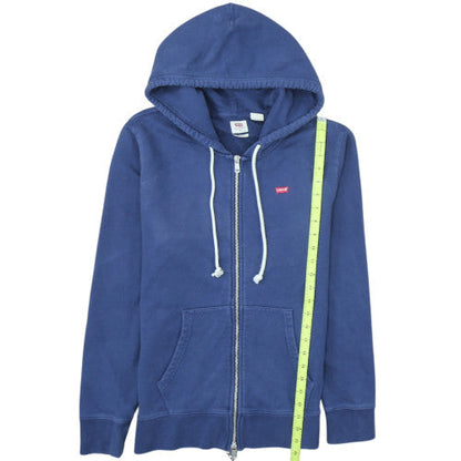 Levi's Men's Blue Full Zip Hoodie S Regular Fit Cotton Blend