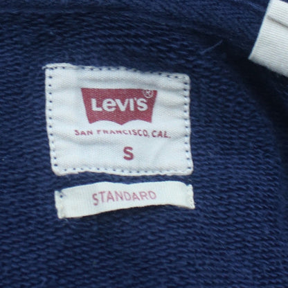 Levi's Men's Blue Full Zip Hoodie S Regular Fit Cotton Blend