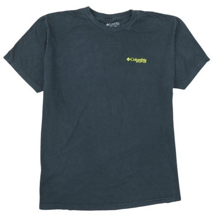 Columbia PFG Men's Black XL Cotton Crew Neck Short Sleeve T-Shirt