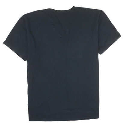 Calvin Klein Men's Black V-Neck Classic Cotton T-Shirt XL