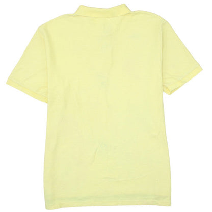 Chaps Men's Yellow Cotton Short Sleeve Polo Shirt XL