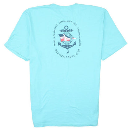 Nautica Men's Blue 3XL Nautical Graphic Short Sleeve T-Shirt