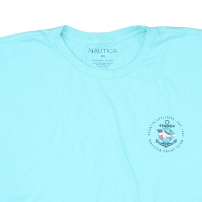 Nautica Men's Blue 3XL Nautical Graphic Short Sleeve T-Shirt