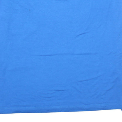 Reebok Men's Blue Rocky's Gym & Fitness Crew Neck Short Sleeve T-Shirt L