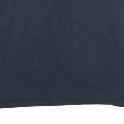 Champion Men's Black 3XL Crew Neck Graphic Print T-Shirt
