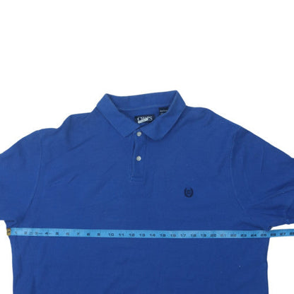 Chaps Men’s Blue 2XL Cotton Polo Shirt Classic Fit