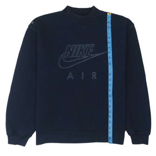 Nike Men's Blue Air Crew Neck Pullover Sweatshirt Size S