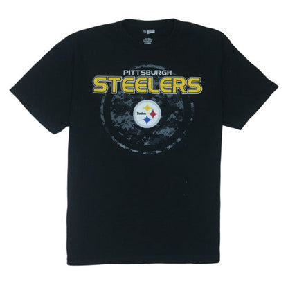 NFL Team Apparel Men's Black Pittsburgh Steelers XL T-Shirt
