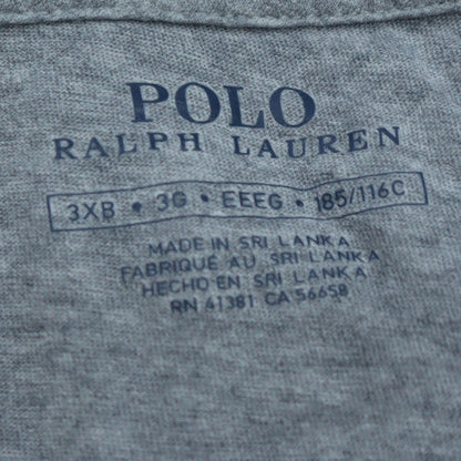Ralph Lauren Men's Grey 3XL Big & Tall Cotton Crew Neck T-Shirt