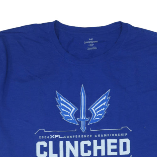 Under Armour Men's Blue 3XL XFL Clinched Graphic T-Shirt
