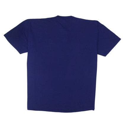 Russell Athletic Men's Blue Short Sleeve Henley T-Shirt XL