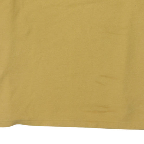 Chaps Men's Beige Cotton Short Sleeve Polo Shirt XL Classic Fit