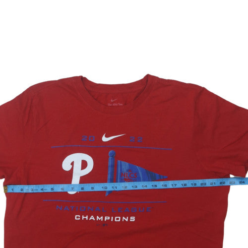 Nike Men's Red National League Champions Graphic T-Shirt Size L
