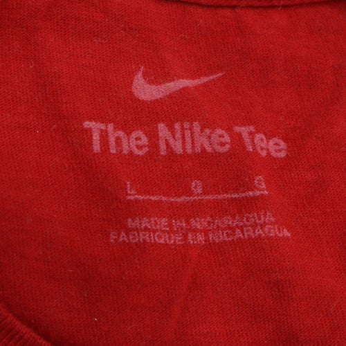 Nike Men's Red National League Champions Graphic T-Shirt Size L