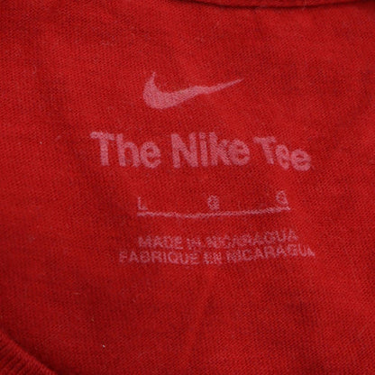 Nike Men's Red National League Champions Graphic T-Shirt Size L