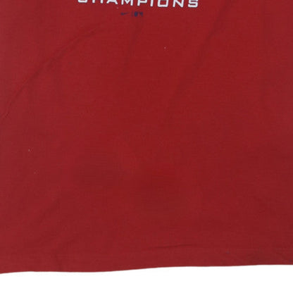 Nike Men's Red National League Champions Graphic T-Shirt Size L