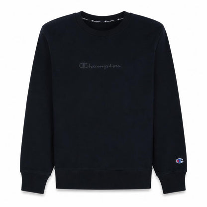 Champion Men Black Medium Crew Neck Pullover Sweatshirt