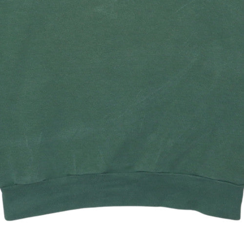 Alpha Industries Men Green XL Pullover Crew Neck Cotton Sweatshirt