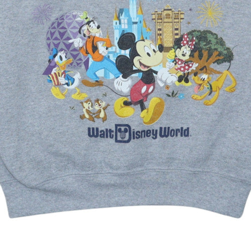 Disney Parks Women Grey Sweatshirt S Walt Disney World 2019 Mickey Crew Neck