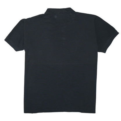 Kappa Mens Black 3XL Polo Shirt Cotton Short Sleeve Classic Fit