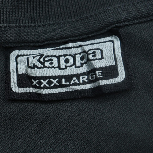Kappa Mens Black 3XL Polo Shirt Cotton Short Sleeve Classic Fit