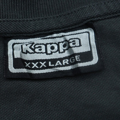 Kappa Mens Black 3XL Polo Shirt Cotton Short Sleeve Classic Fit