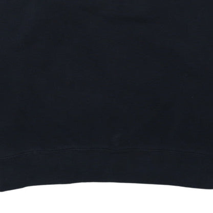 Adidas Men's Black Crew Neck Logo Pullover Sweatshirt M