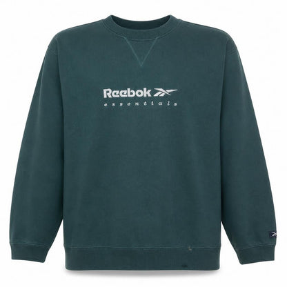 Reebok Men's Green Essentials Crew Neck Sweatshirt Size L