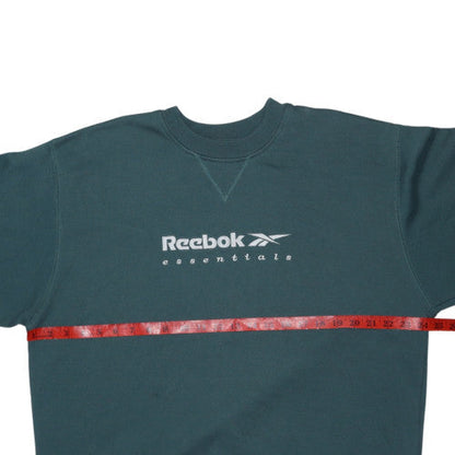 Reebok Men's Green Essentials Crew Neck Sweatshirt Size L