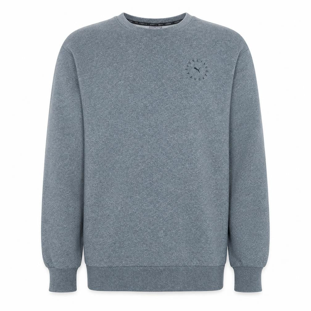Puma Men's Grey 2XL Crew Neck Pullover Sweatshirt