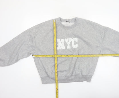 Marks and Spencer Womens Grey NYC Pullover Sweatshirt Size M
