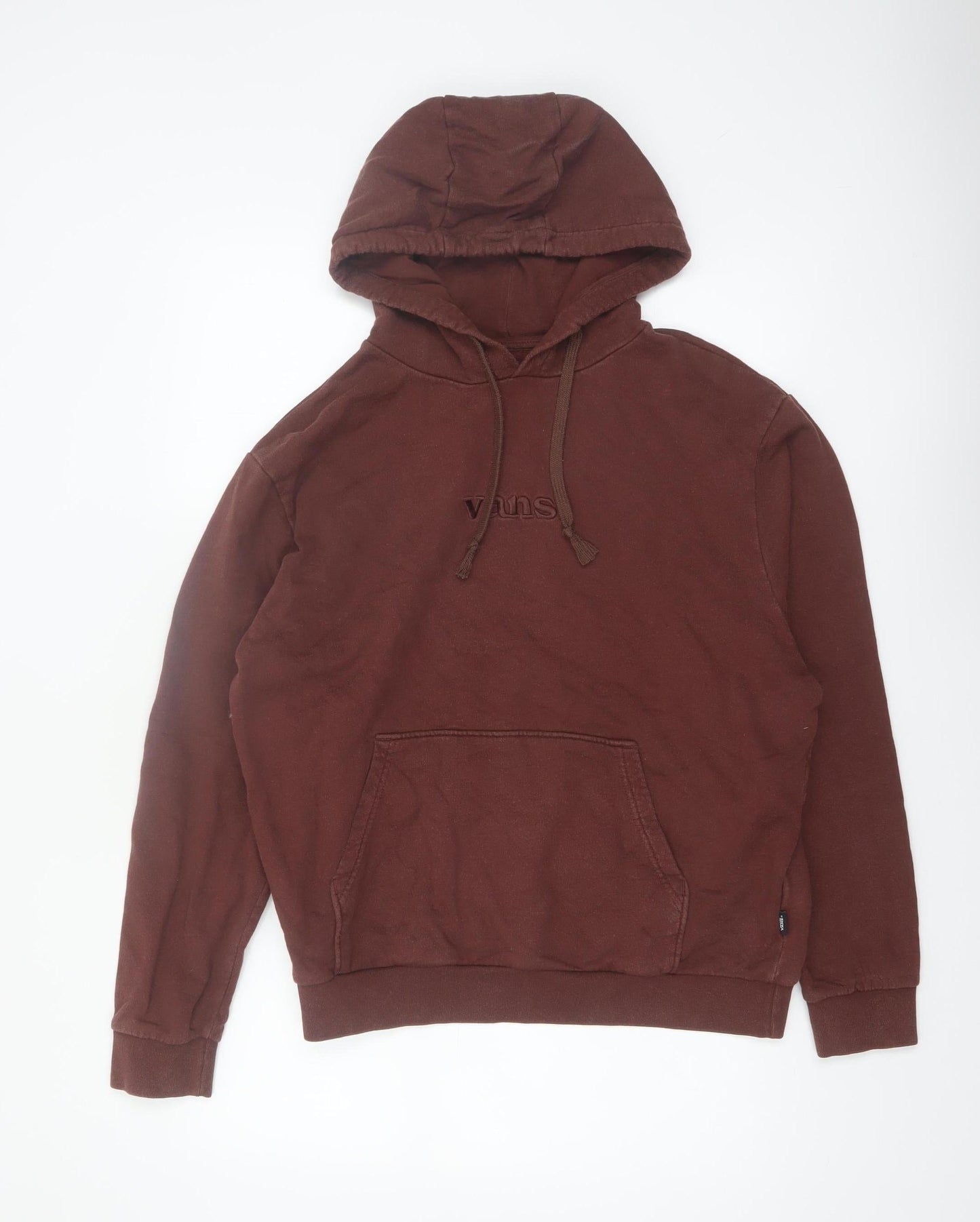 Vans Men's Brown Relaxed Fit Pullover Hoodie Medium