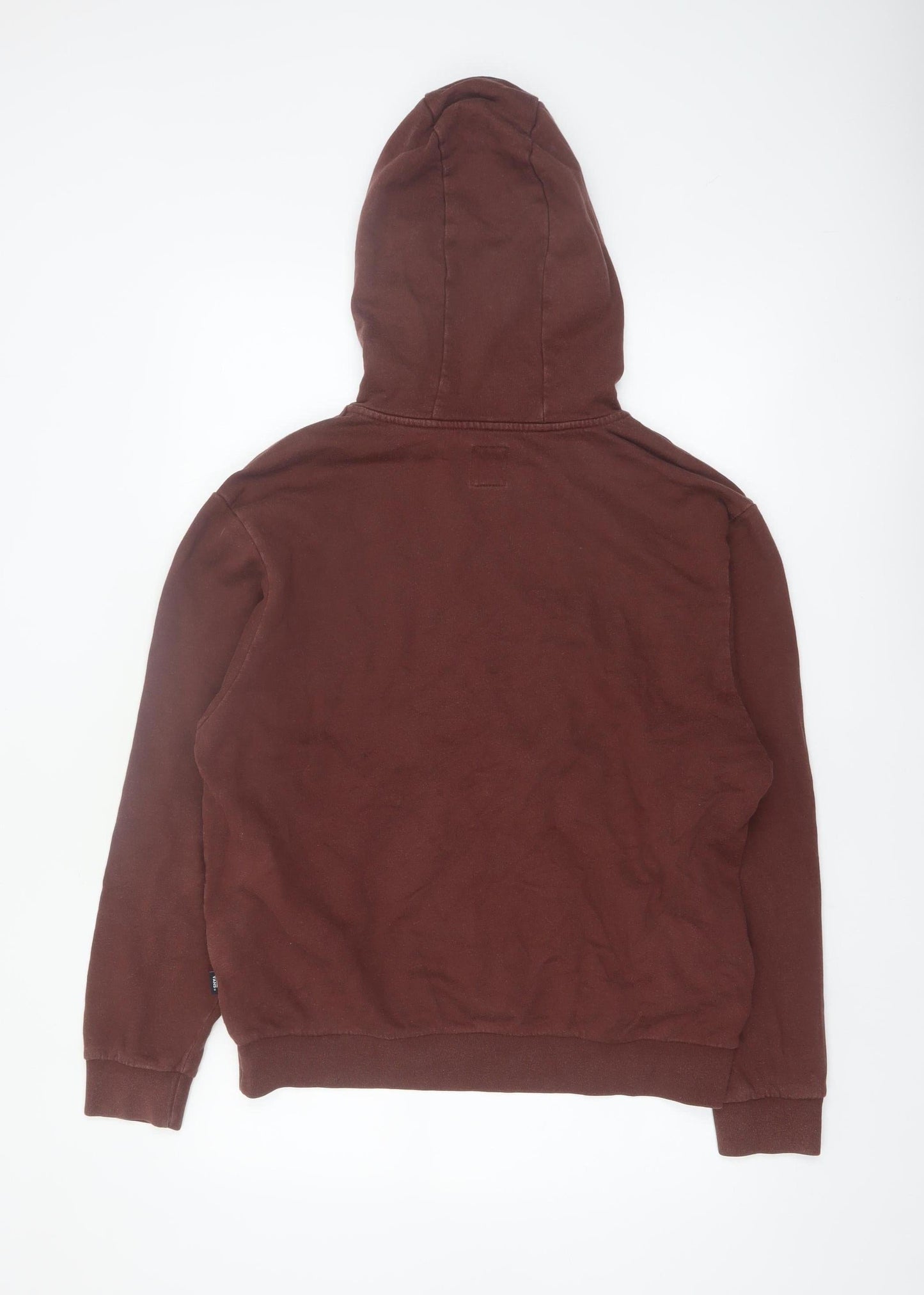Vans Men's Brown Relaxed Fit Pullover Hoodie Medium