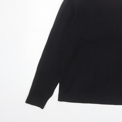 Marks and Spencer Men’s Black L Crew Neck Pullover Jumper