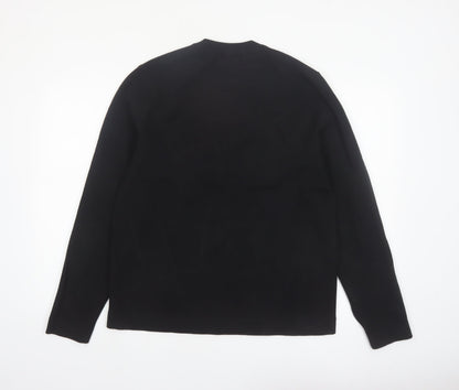 Marks and Spencer Men’s Black L Crew Neck Pullover Jumper