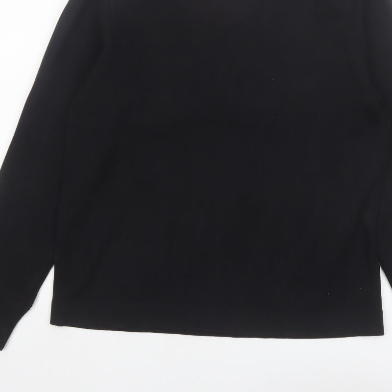 Marks and Spencer Men’s Black L Crew Neck Pullover Jumper