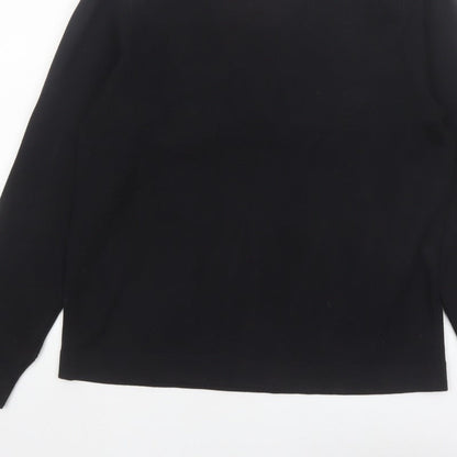 Marks and Spencer Men’s Black L Crew Neck Pullover Jumper