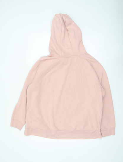 Next Women Pink Pullover Hoodie XL Cotton Blend Casual