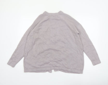 Anthology Women's Purple Long Sleeve Button Cardigan Size 12