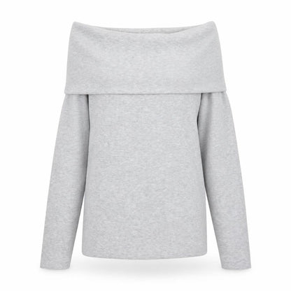 Bershka Women's Grey Cowl Neck Long Sleeve Pullover Jumper Size 14