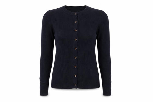 Gap Womens Navy Blue Medium Button-Up Cardigan Jumper