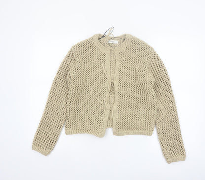Marks and Spencer Women’s Beige Open Knit Cardigan Size S