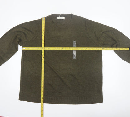 Marks and Spencer Women’s Green Wool Blend Crew Neck Jumper Size 20