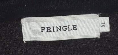 Pringle Men's Multicoloured Argyle Wool Crew Neck Jumper XL
