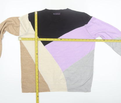 Marks and Spencer Women’s Multicoloured Size 12 Crew Neck Jumper