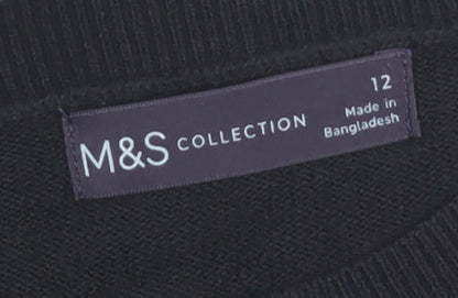 Marks and Spencer Women’s Multicoloured Size 12 Crew Neck Jumper