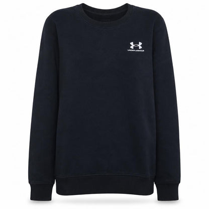 Under Armour Womens Black Small Crew Neck Pullover Sweatshirt