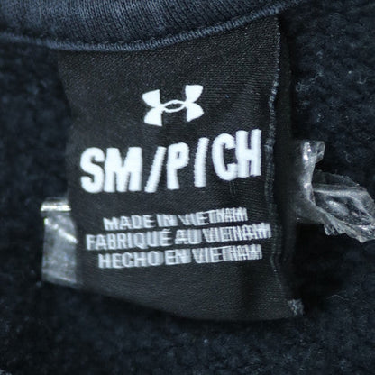 Under Armour Womens Black Small Crew Neck Pullover Sweatshirt