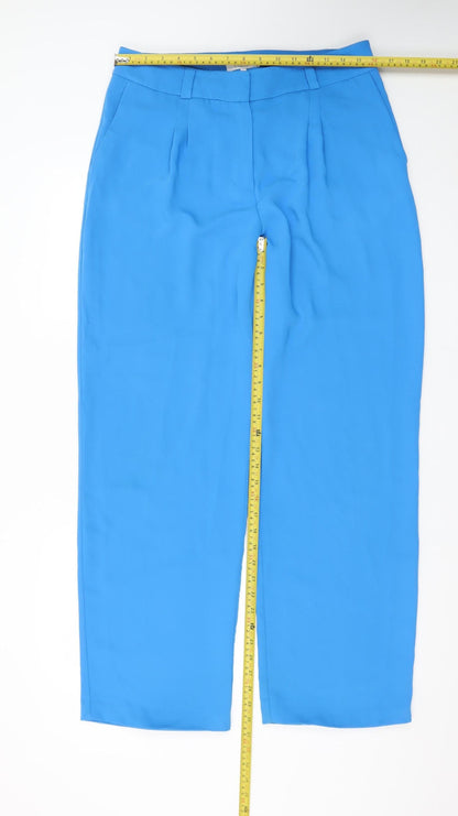 Farhi by Nicole Farhi Women's Blue Size 12 Straight Trousers
